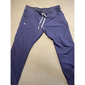 FIGS Technical Collection XXL/T Navy Blue Scrub Pants Drawstring Waist‎